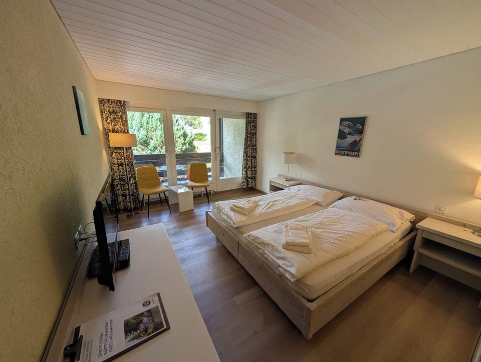 Double Room (Churfirsten) | Down comforters, in-room safe, desk, laptop workspace