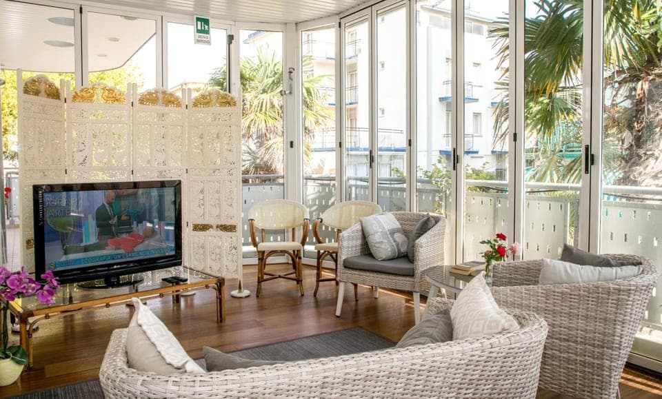 22-inch TV with satellite channels