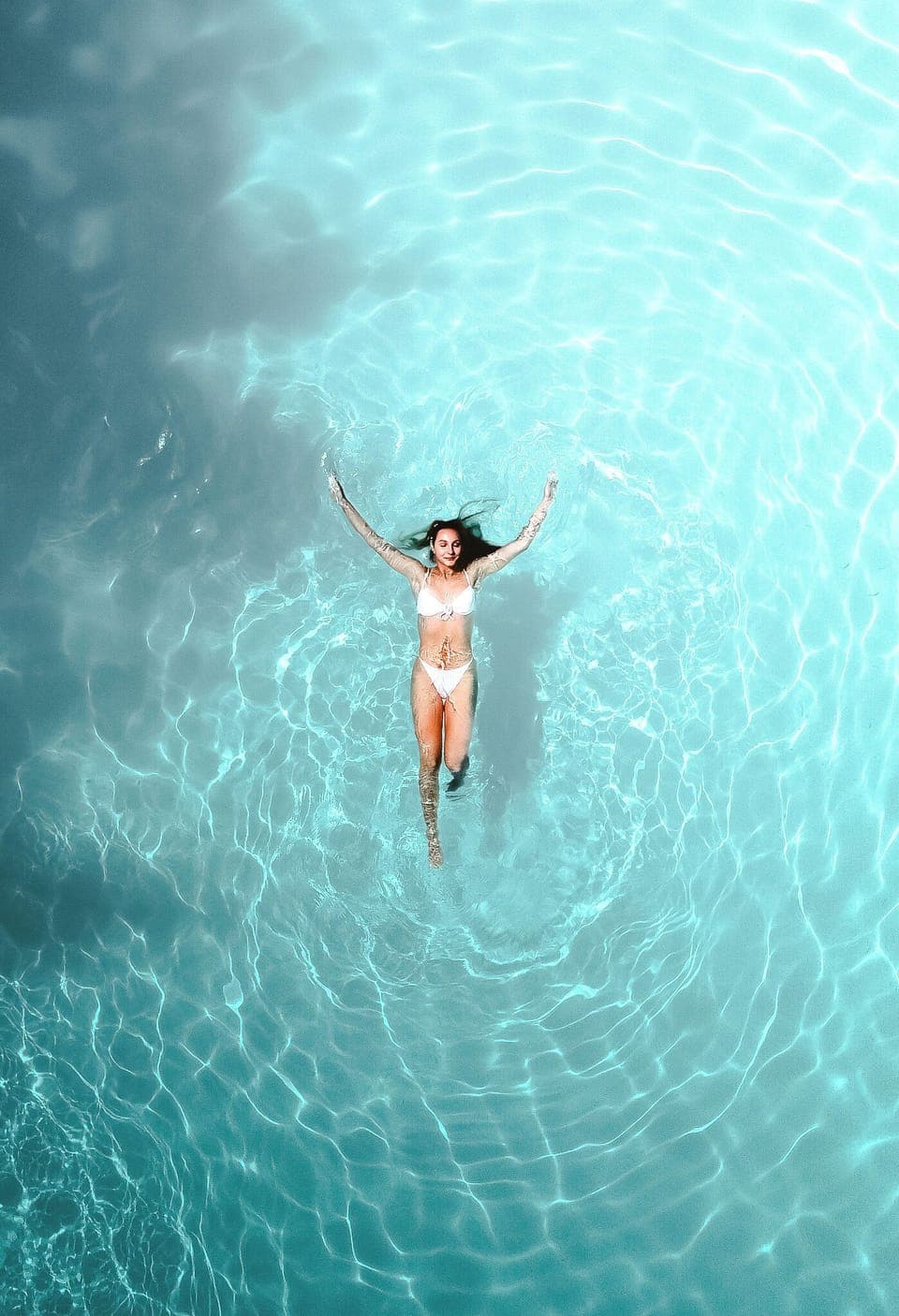 Indoor pool, outdoor pool, pool umbrellas, sun loungers