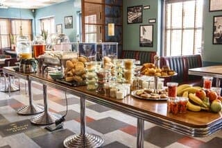 Daily buffet breakfast (DKK 149 per person)