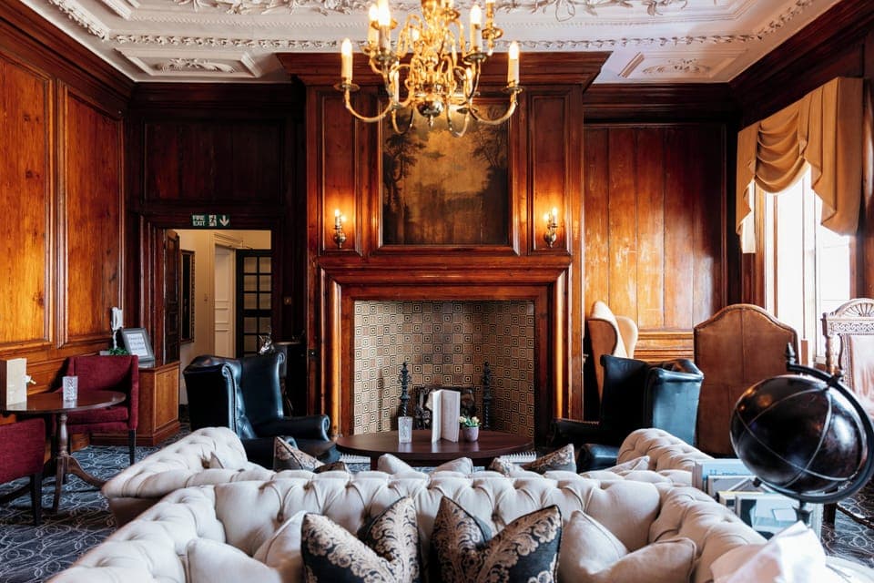 50-inch flat-screen TV with cable channels, TV