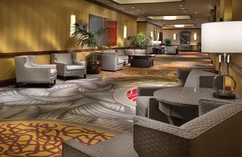 Lobby sitting area