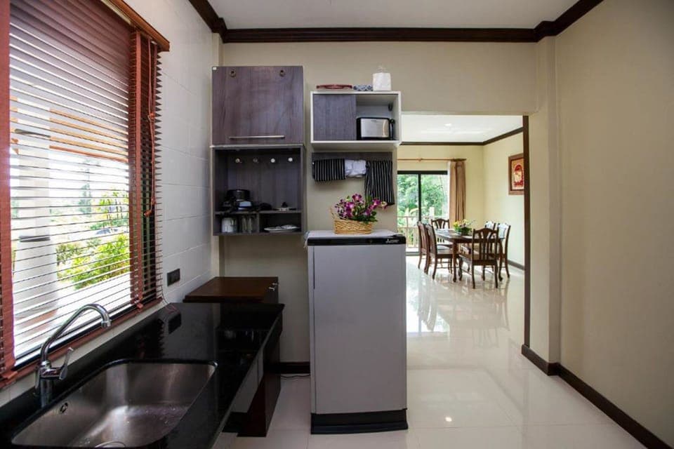 2-Bedroom Villa with Private Pool | Private kitchen | Full-size fridge, microwave, stovetop, coffee/tea maker