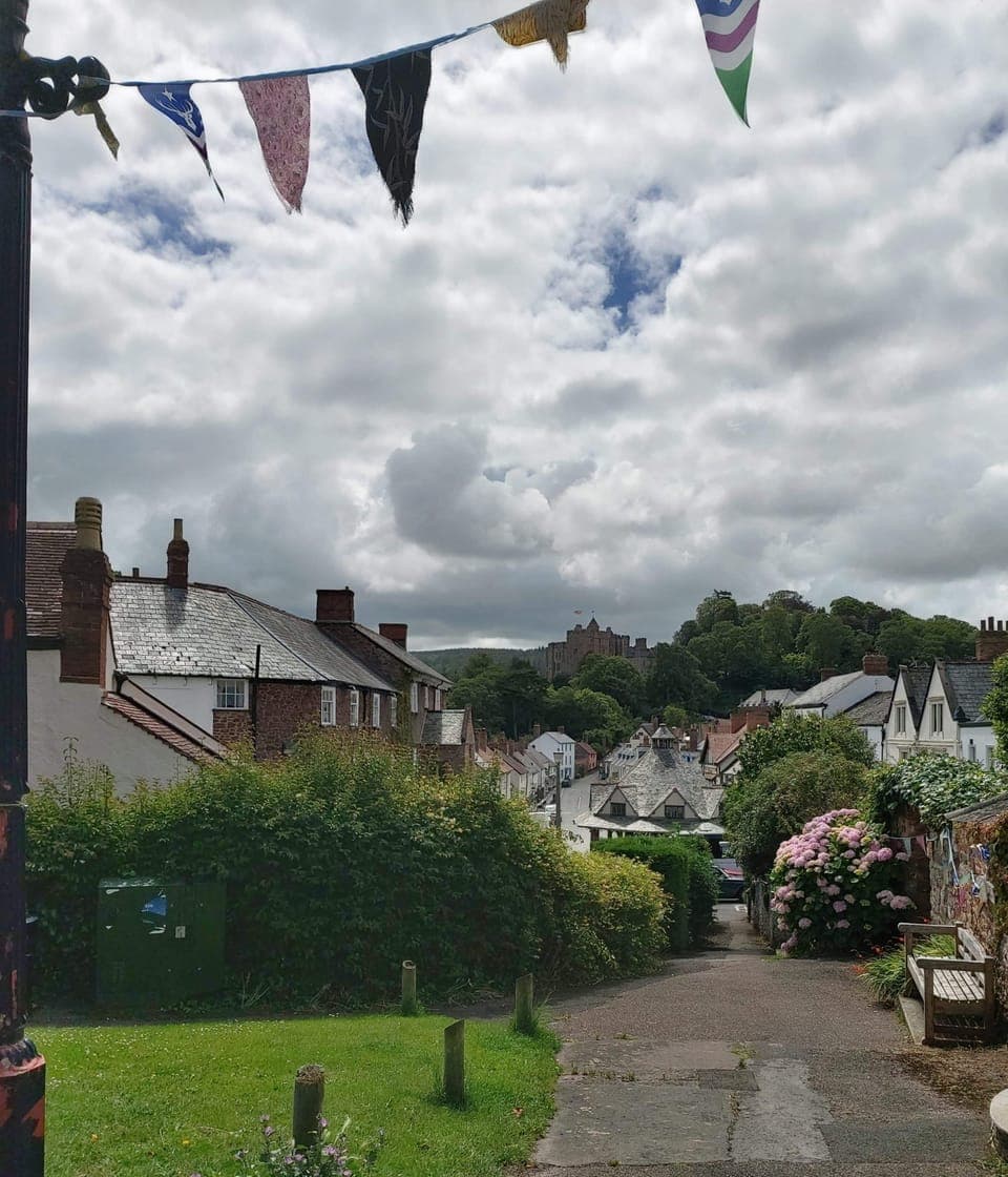 Looking down High Street, Dunster 