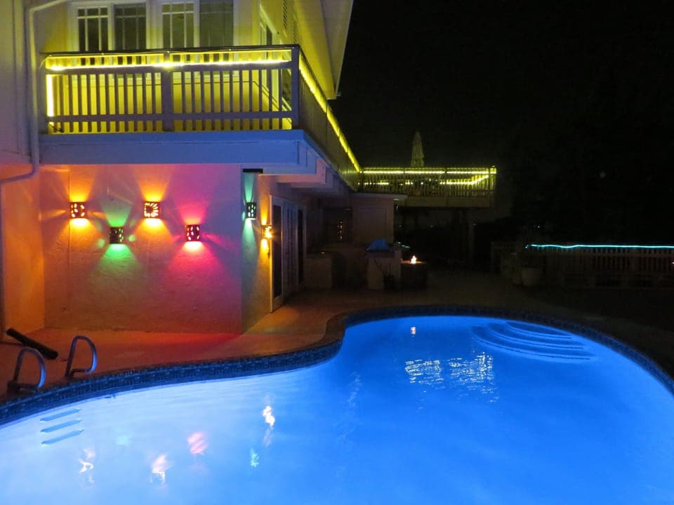 Night View of Pool/Patio
