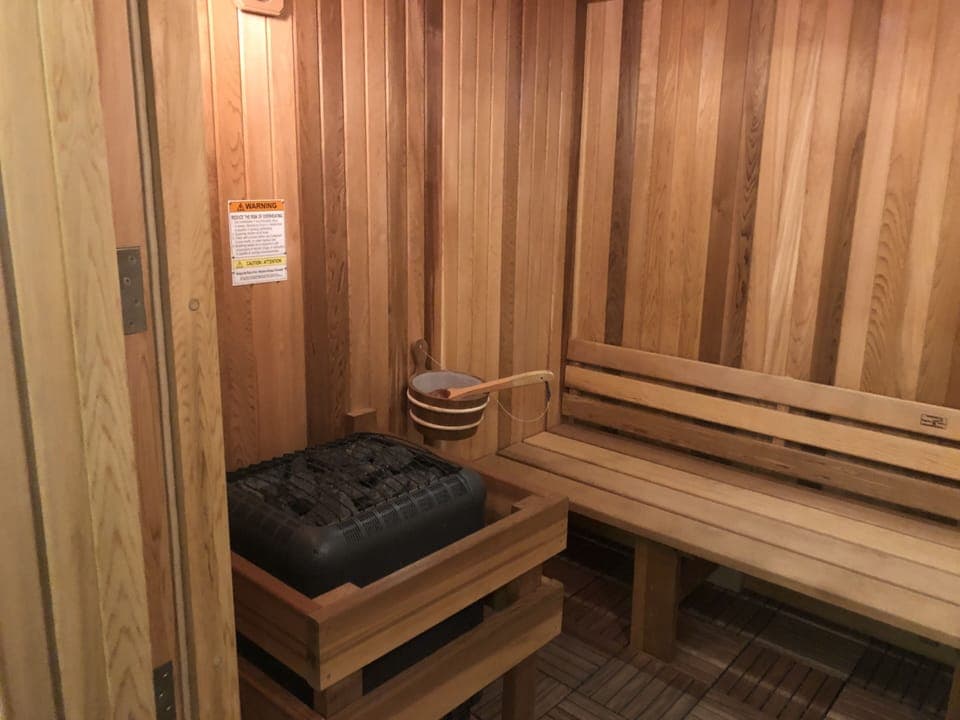 Brand new sauna room everyone can use with adult supervision.