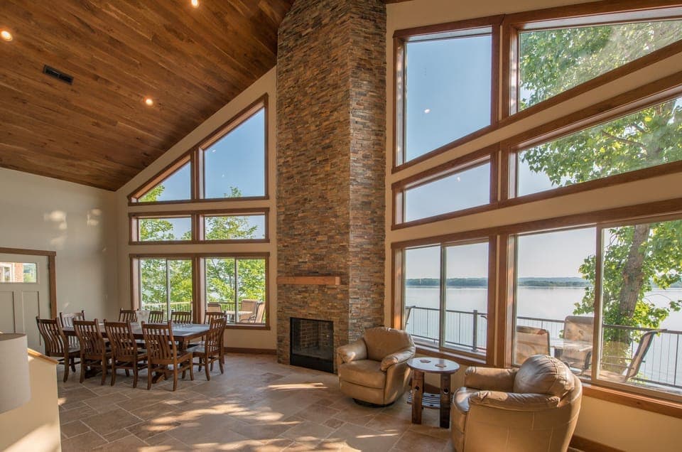 Stunning views of Douglas Lake right your living area
