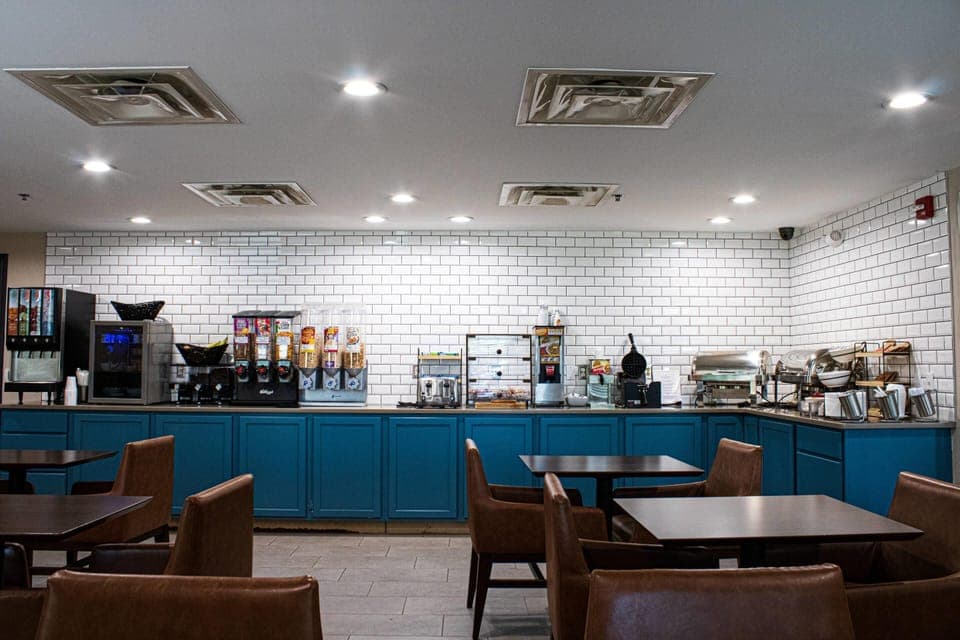 Free buffet breakfast