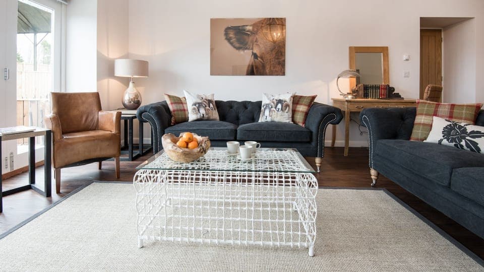Byre - open-plan sitting room