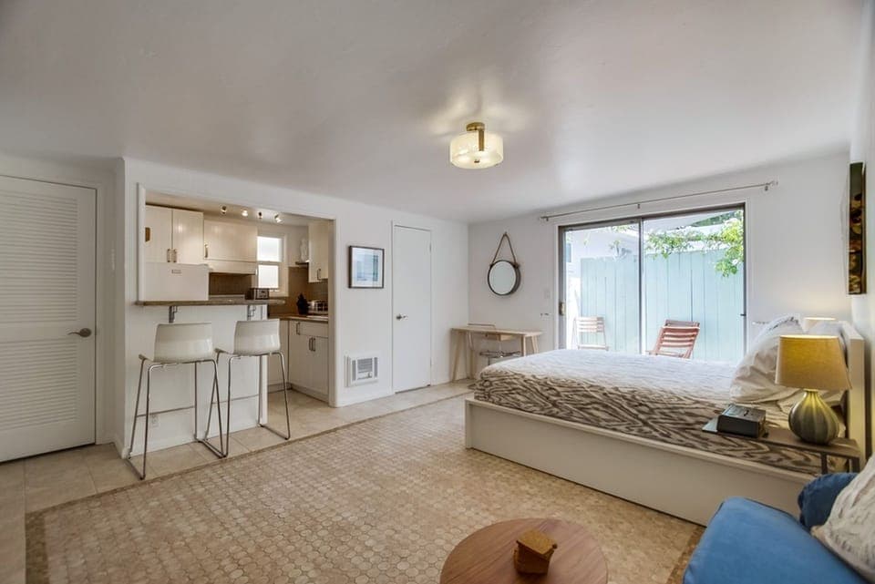 Tons of natural light in this multi-functional space.