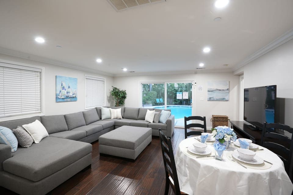 Living Room and Additional Dining Seating