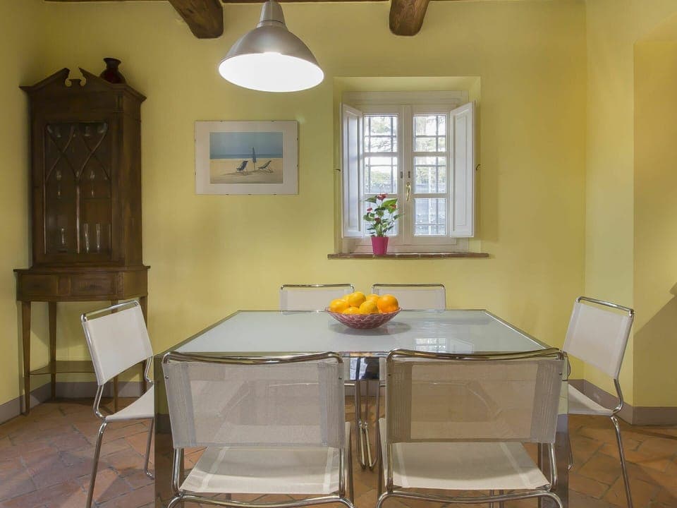 Table, Cabinetry, Furniture, Property, Chair, Window, Tableware, Wood, Kitchen, Interior Design