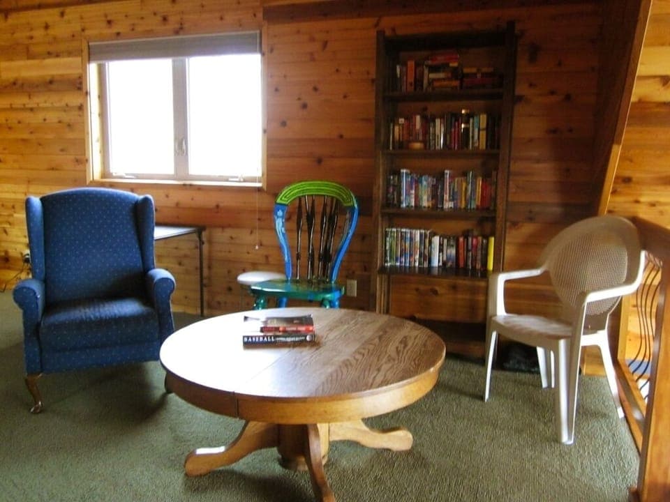 Reading area in loft