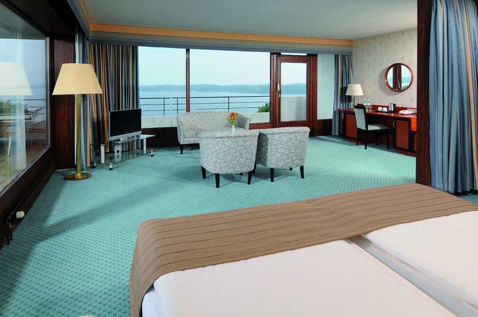 In-room safe, iron/ironing board, free cribs/infant beds, free WiFi