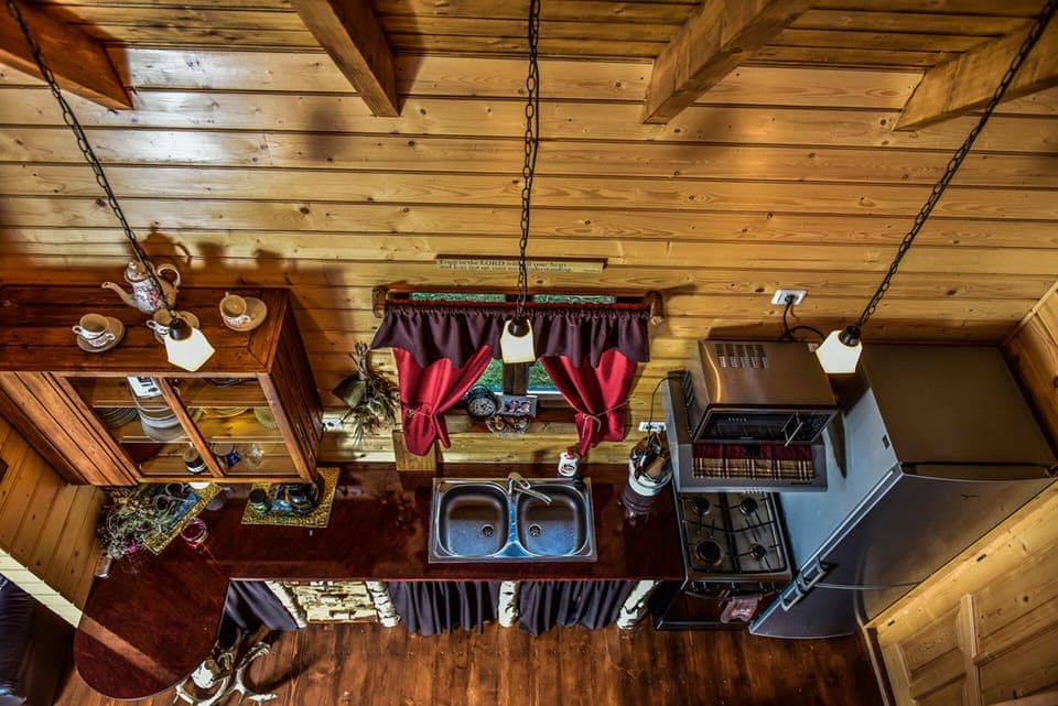 A full kitchen and pantry with everything you need, and maybe a little more :)