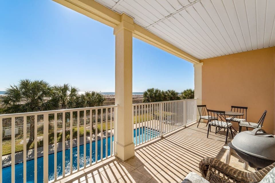 Balcony and view