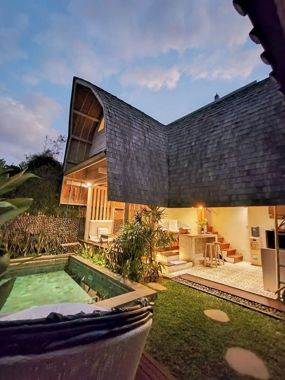 cozy home with romantic and artistic architecture