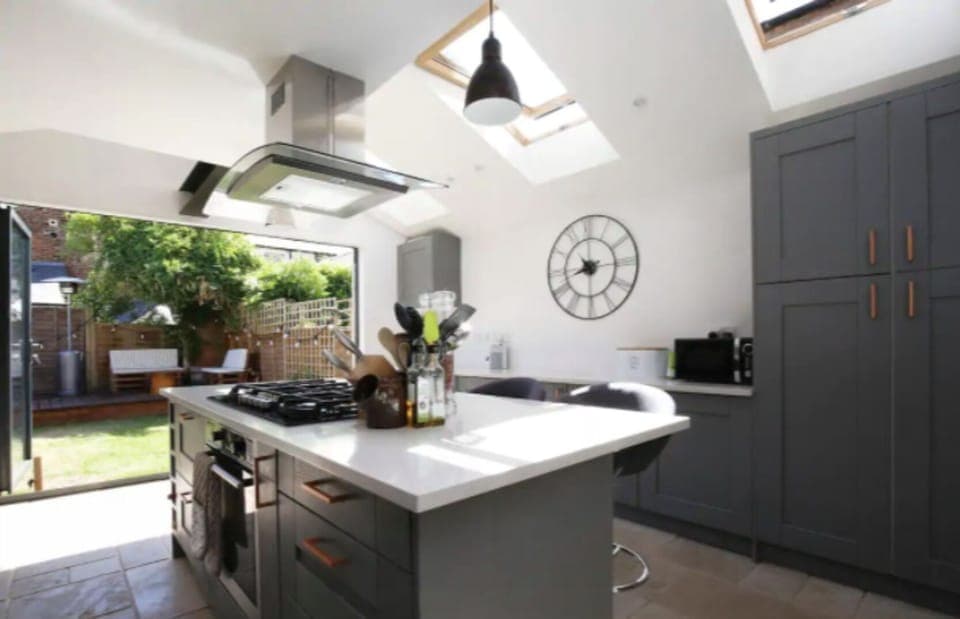 Kitchen & garden view 