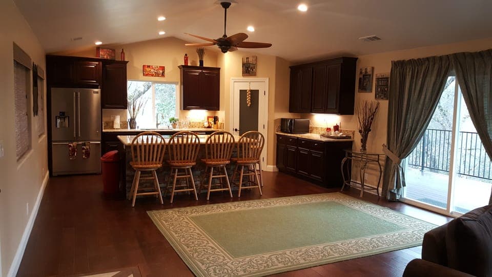 Large open living space. Perfect for entertaining. 
