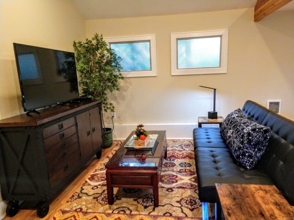 Incredible living spaces! Huge detached studio with own entry and kitchenette