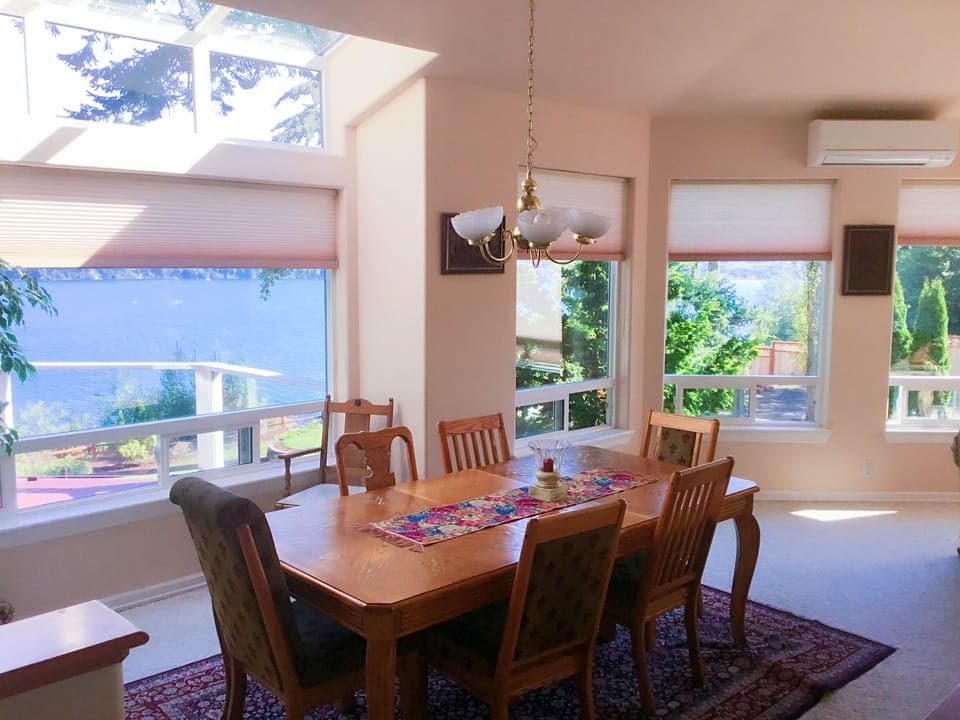 Dining area and front deck