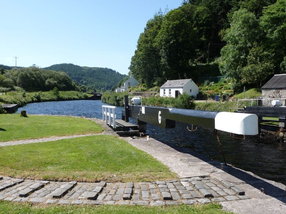 Loch 6 on Crinan Canal. A lovely walk with cafe at the end