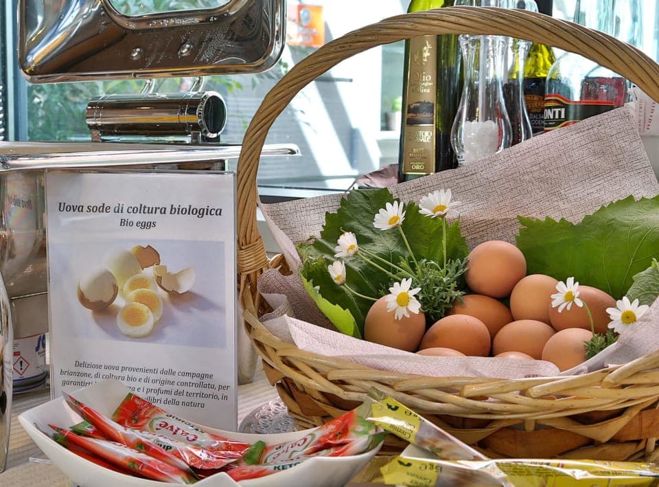 Daily buffet breakfast (EUR 8 per person)