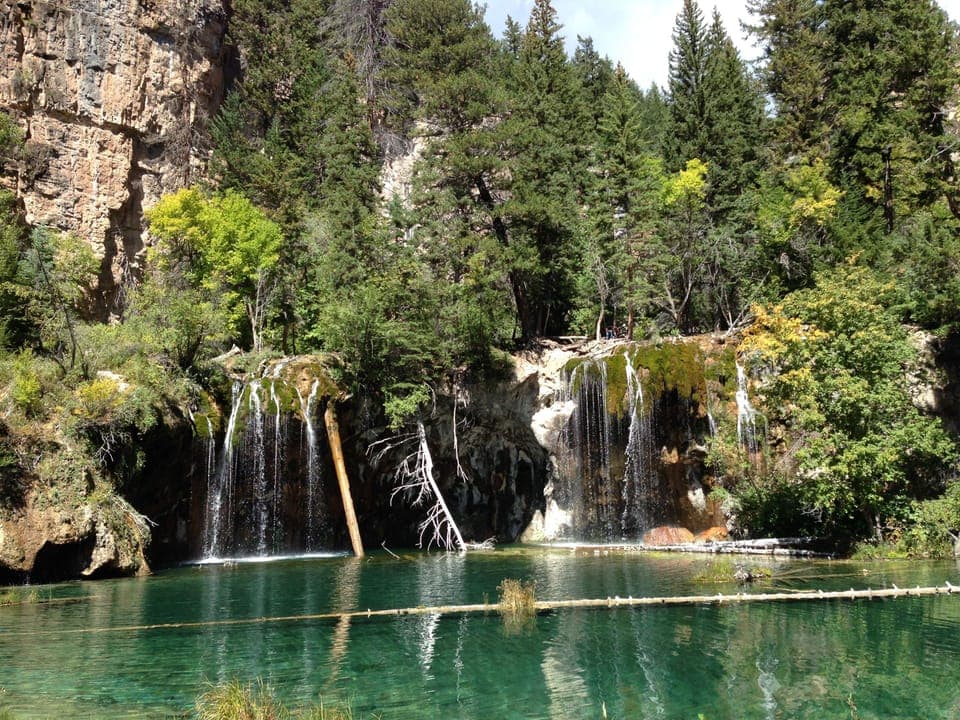 Amazing hiking!  This taken at Hanging Lake.