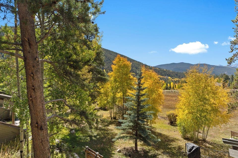 View from private balcony