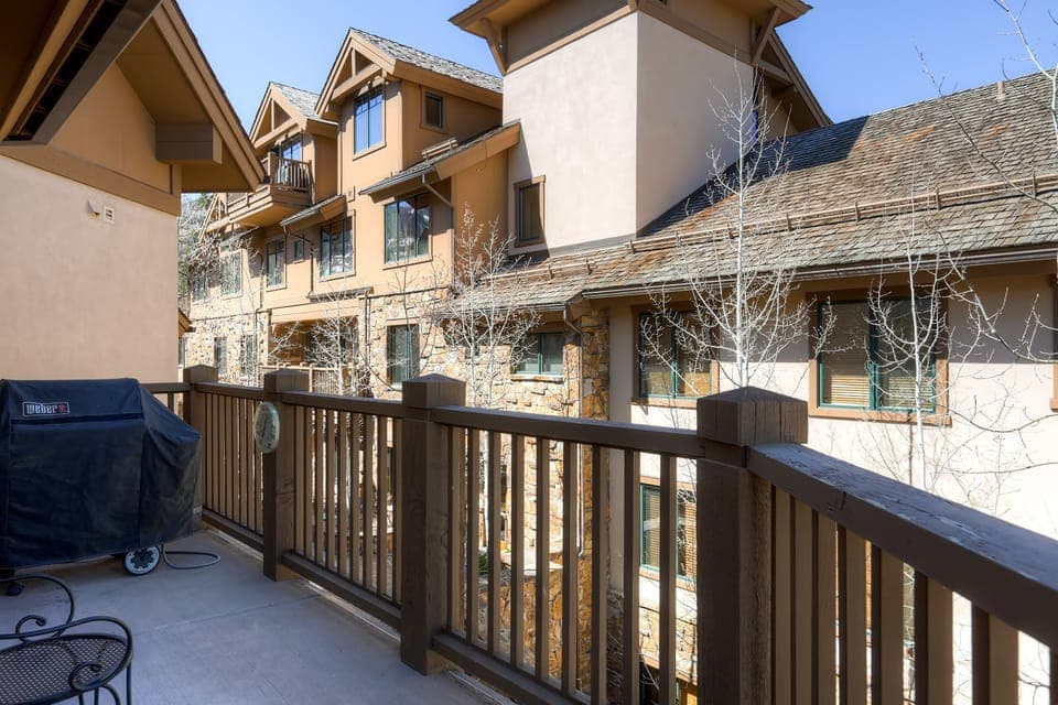 Enjoy relaxing on your private balcony.