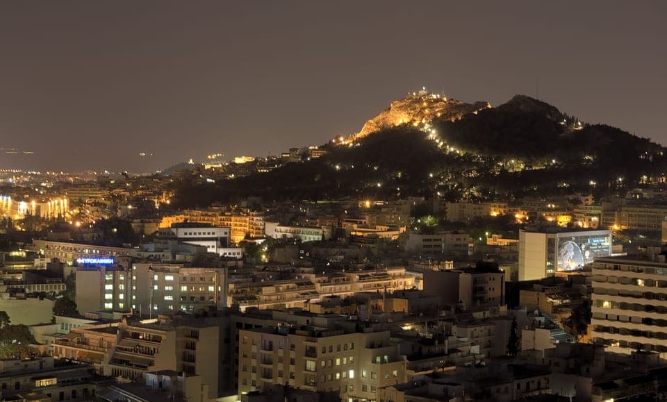 Lycabeteus hill