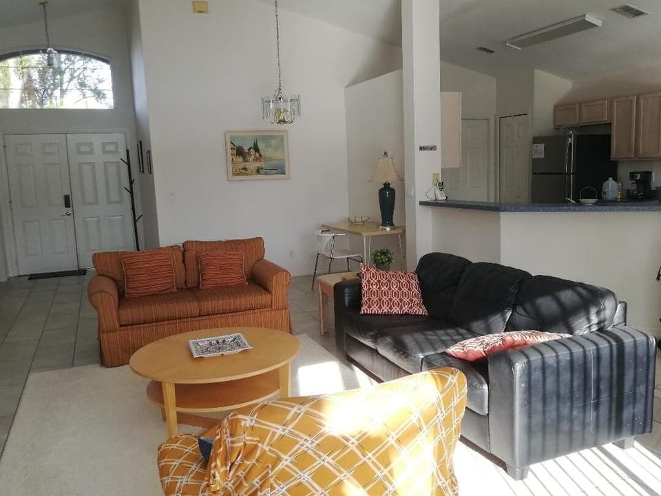 The living room