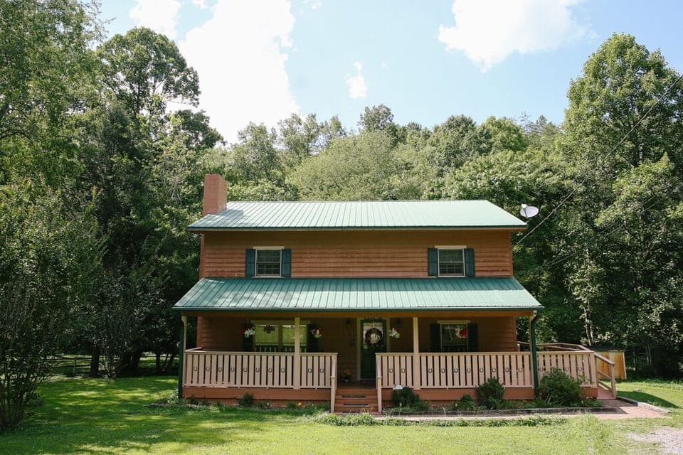 Front view of the Farm House 