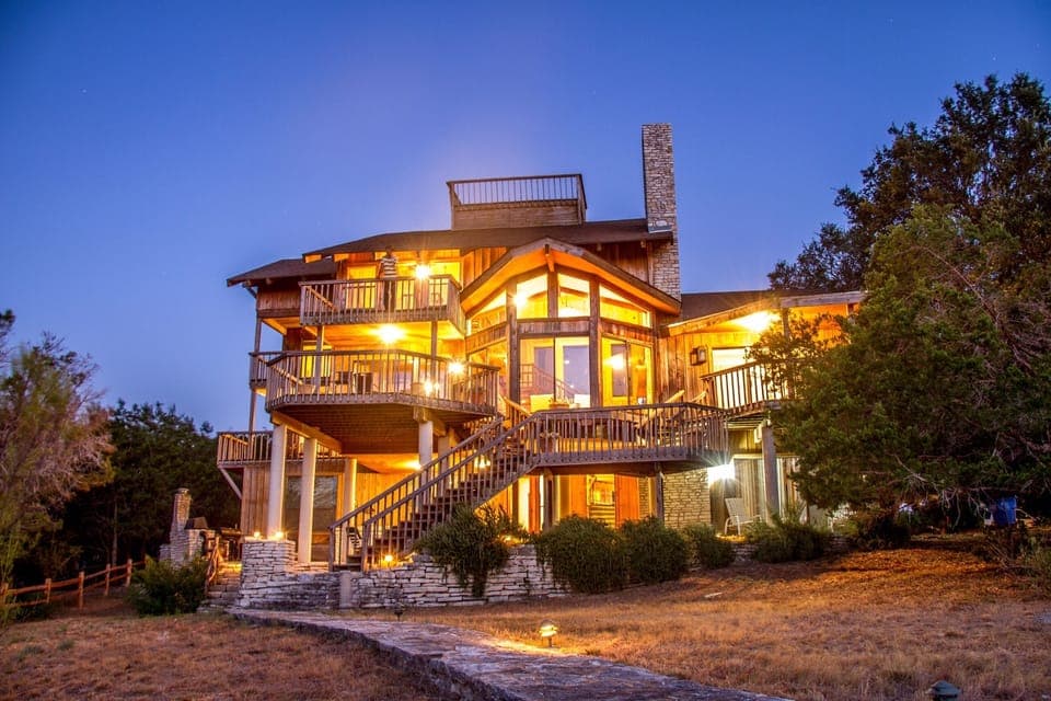 View from Lake Travis - Every Room has a Deck!