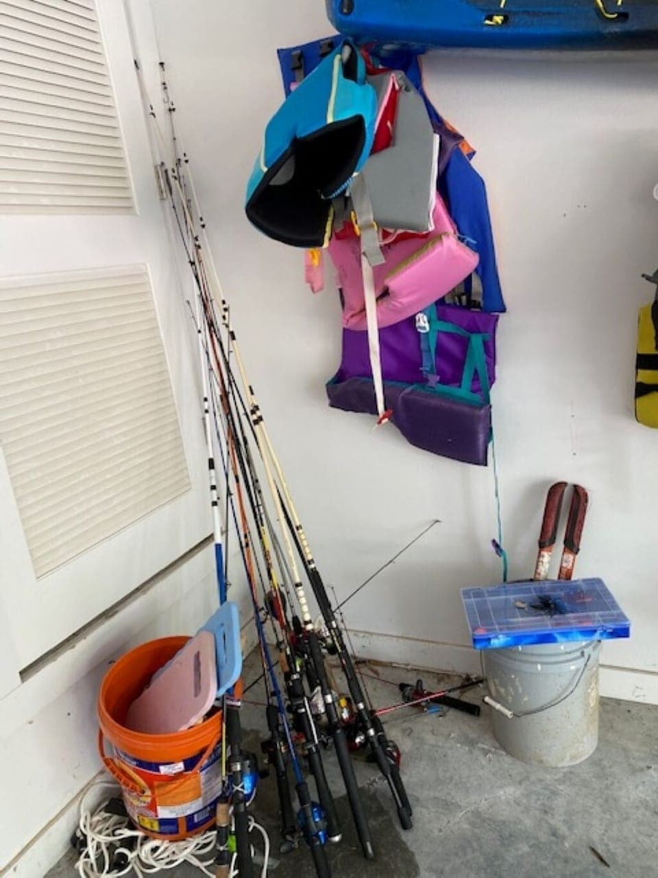 Amenities available- variety of fishing equipment