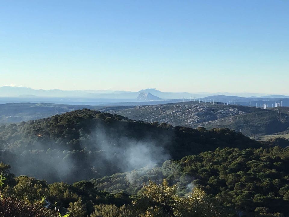 Daytime view of Gibraltar from Balcony 2