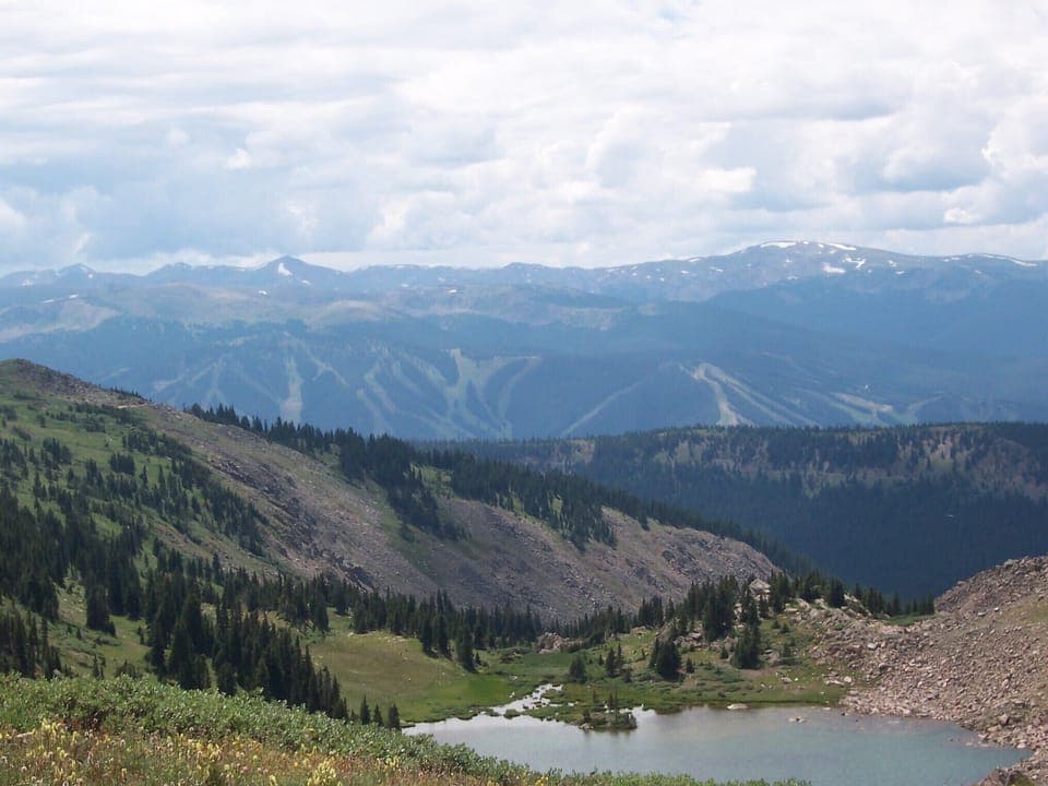 View from top of Continental Divide