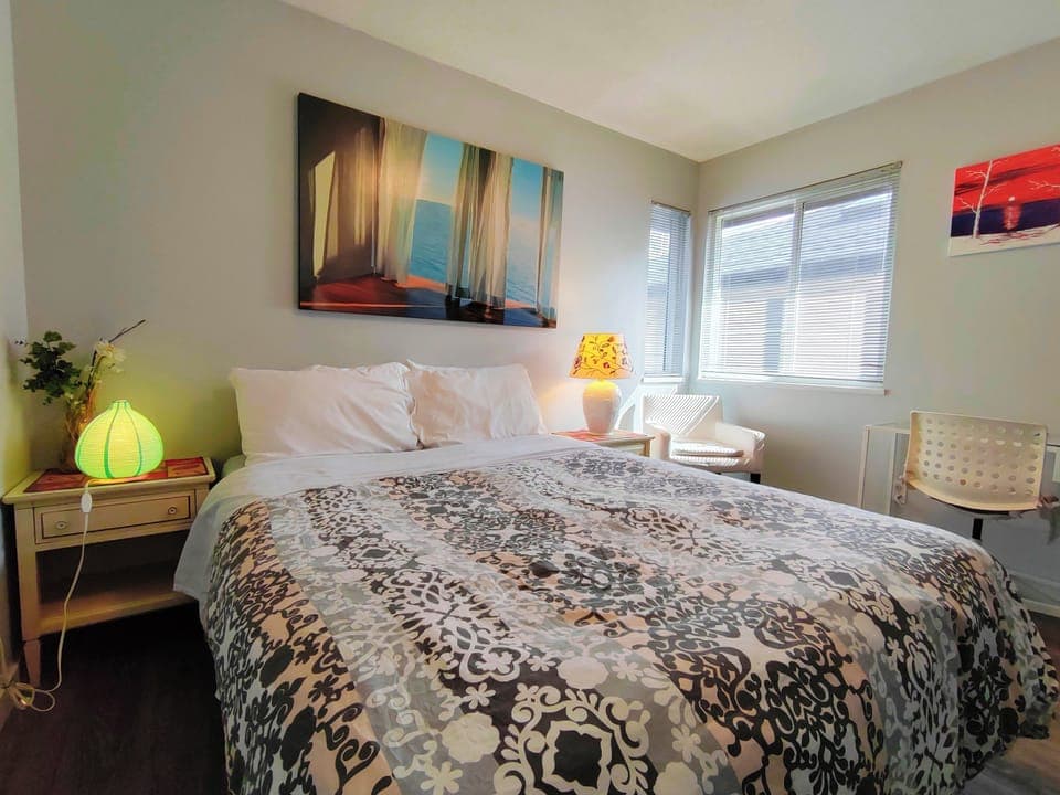 Premium bedding, individually decorated, individually furnished