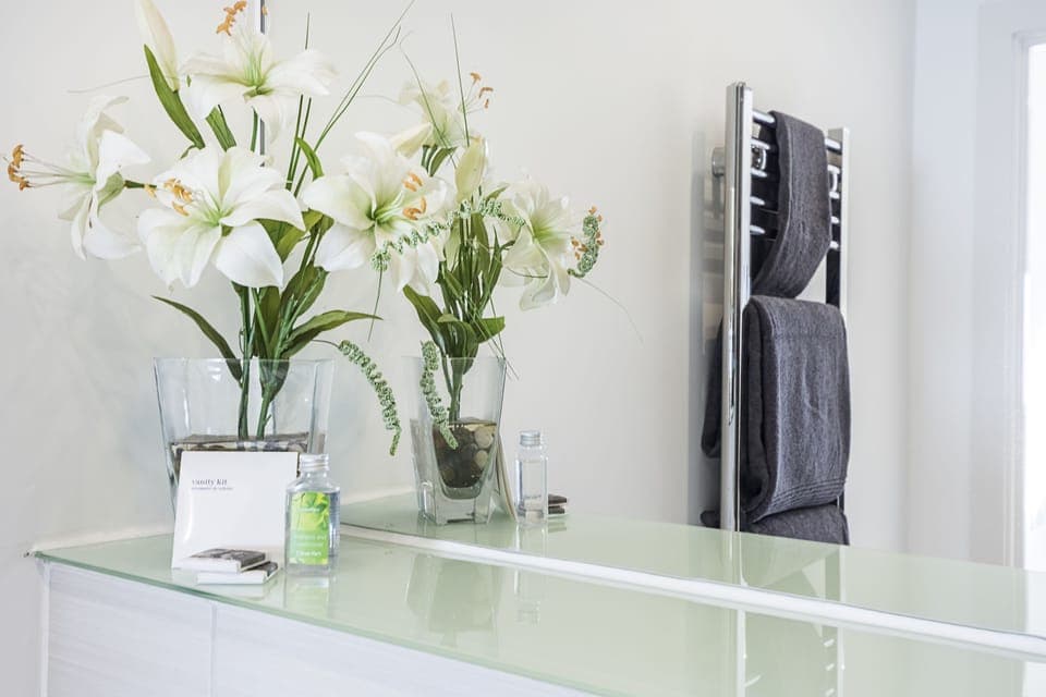 Executive Apartment, 2 Bedrooms, 2 Bathrooms, Garden View | Bathroom | Combined shower/tub, deep soaking tub, free toiletries, hair dryer