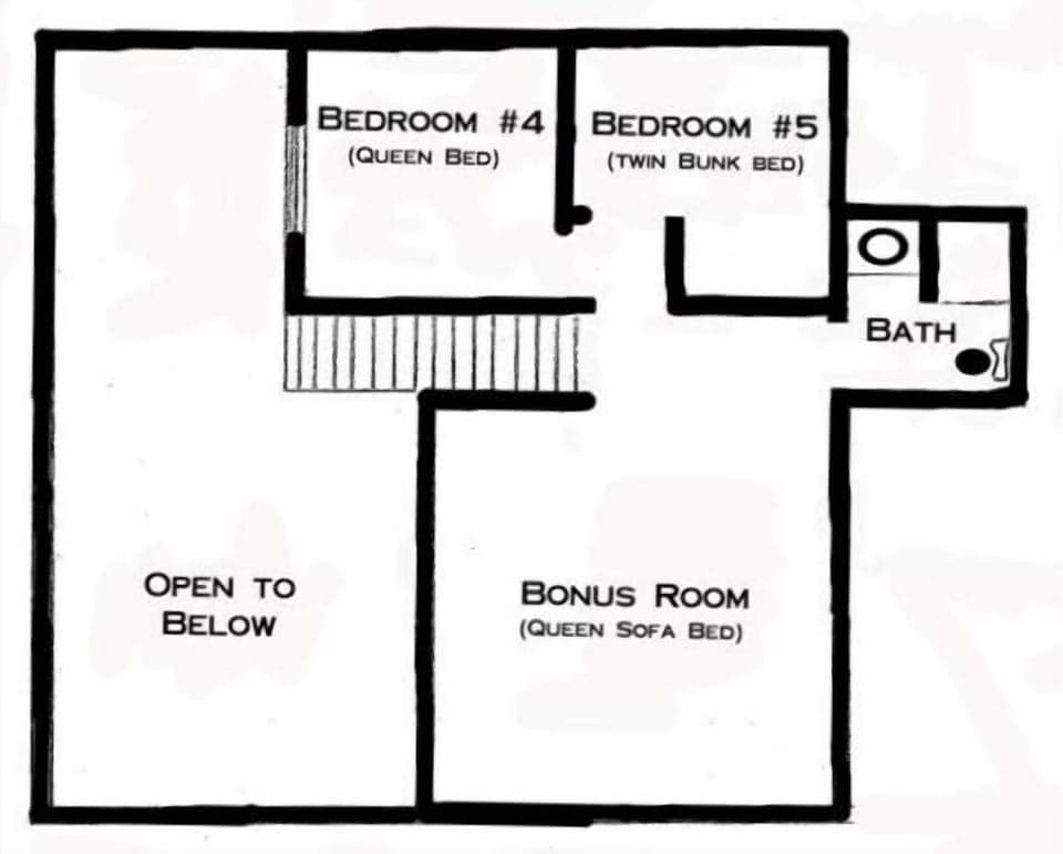 Upstairs Floor Plan