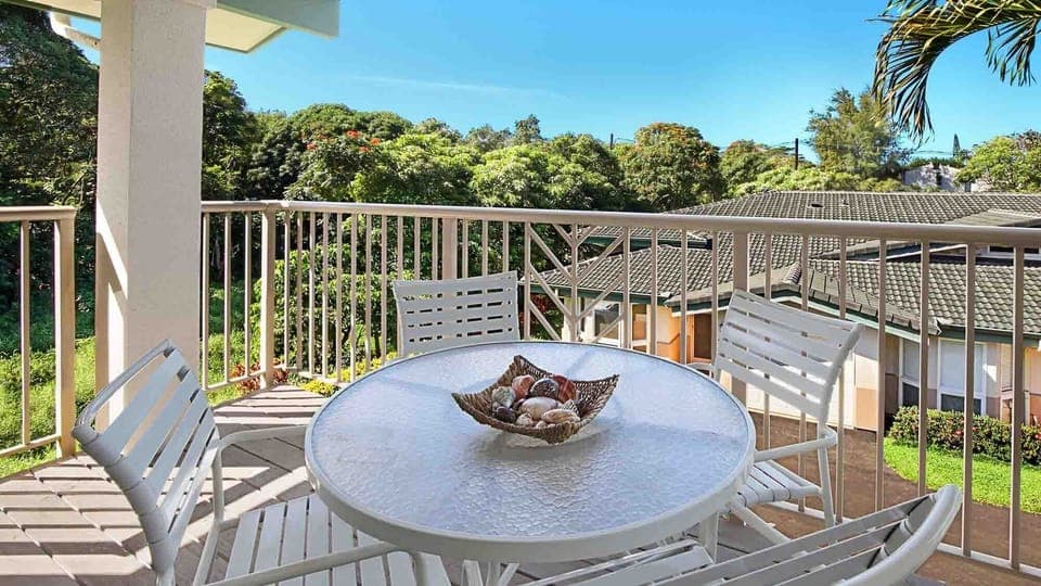 Villas of Kamalii #31 - Dining Lanai View - Parrish Kauai