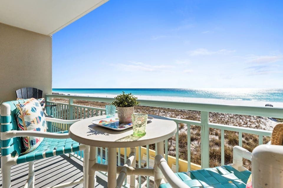 Mesmerizing Gulf front view from the second floor