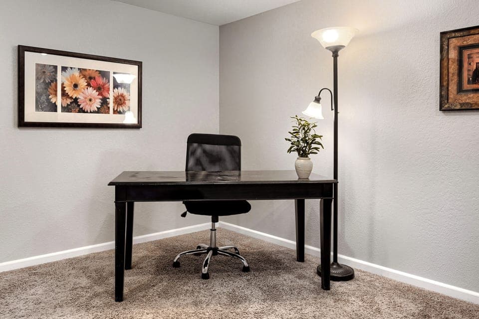 Garden Level  Guest Suite with Desk Space