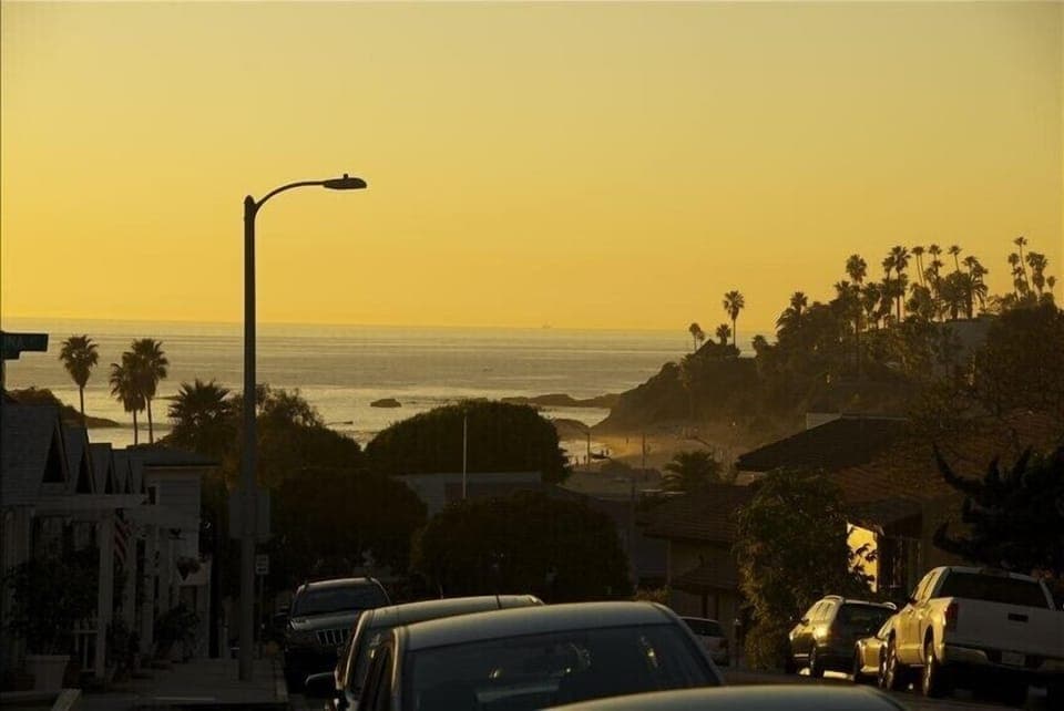 Laguna sunset from the front of the cottage