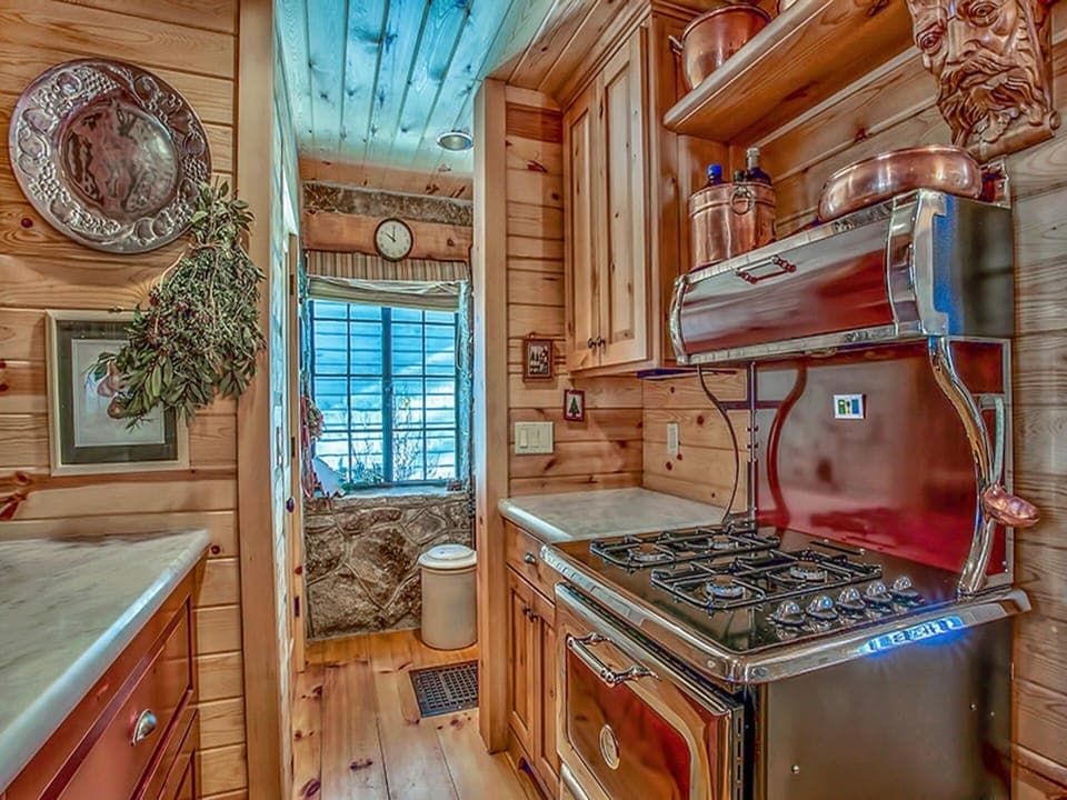 Kitchen and pantry area