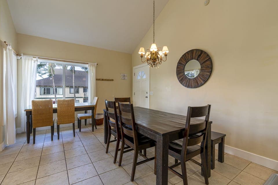 2 Tables/Chairs...ample eating room