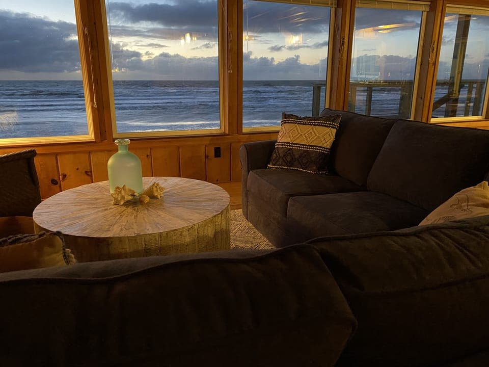 View from main floor living area