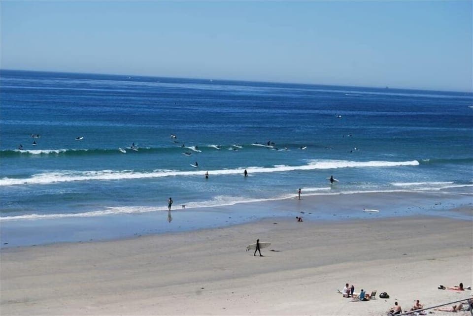 Tourmaline surf break in front of luxury beach home