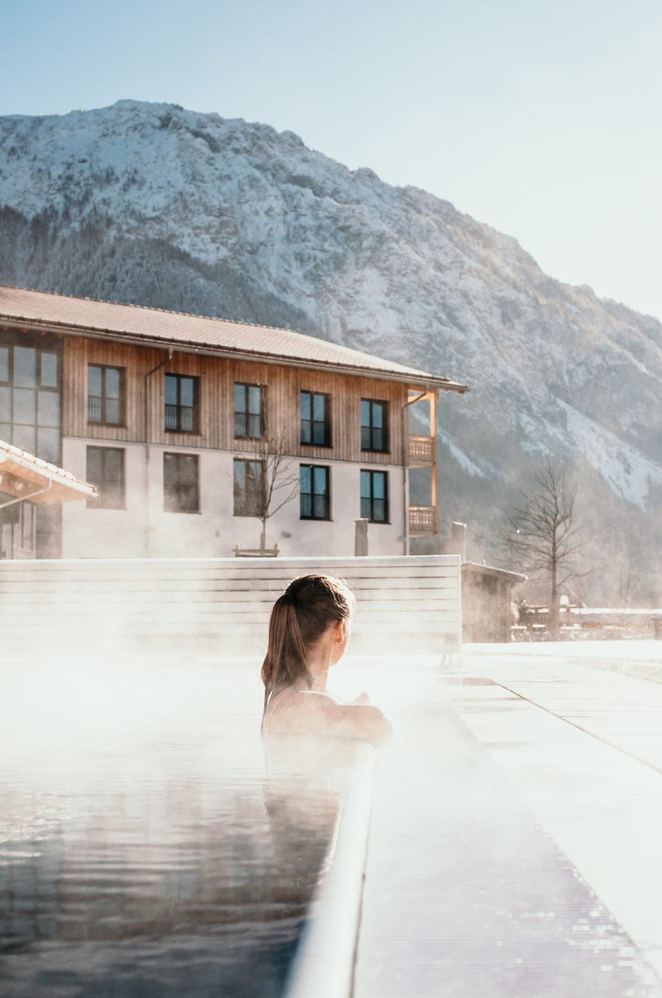 Indoor pool, outdoor pool, sun loungers