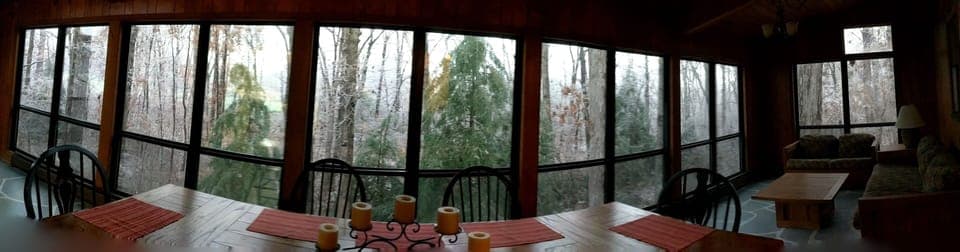 This is the view as you step into the house.
